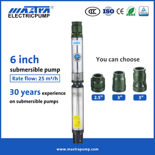 Pompe submersible Mastra 6 pouces marque R150-FS pompe submersible à puits profond