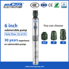 Liste de prix des pompes à eau submersibles Mastra 6 pouces R150-ES prix des philippines de la pompe à eau solaire