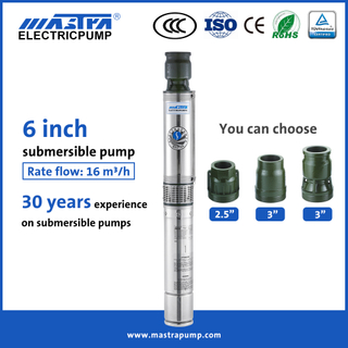 Pompe à eau agricole Mastra 6 pouces R150-CS pompe de puits d'irrigation submersible