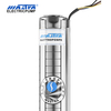 MASTRA 4 pouces Pompe à eau submersible en acier inoxydable complet Walmart 4SP3 Pompe de fontaine submersible solaire