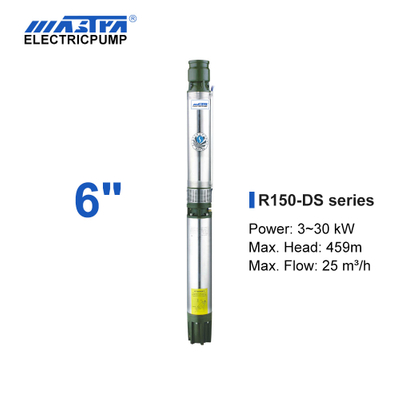 Pompe submersible Mastra 6 pouces - Pompe à eau sale submersible série R150-DS en acier inoxydable