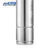 Pompe à eau de fontaine submersible Mastra 5 pouces tout en acier inoxydable 500 pieds 5SP Système de pompage solaire