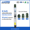 Fournisseur de pompe de puits submersible Mastra 6 pouces pompe submersible amazon R150-CS
